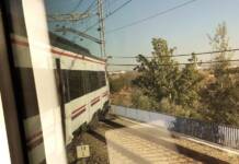 Interrumpido el tráfico ferroviario por un descarrilamiento en San Fernando de Henares