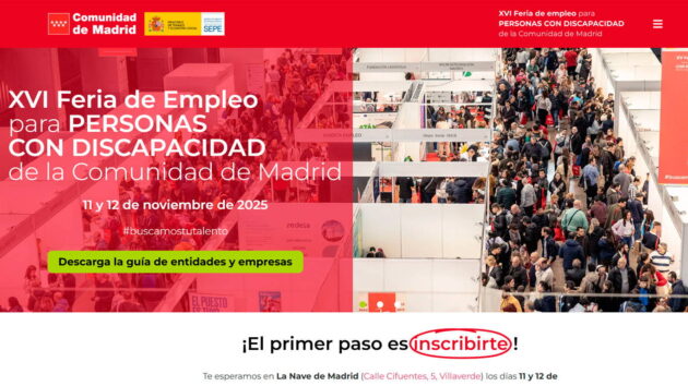 Acciona, Primark, Telefónica e ING participan en la XVI Feria de Empleo para Personas con Discapacidad