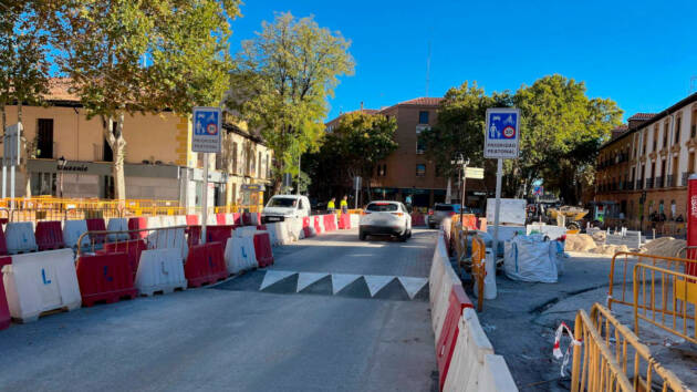 Reabierta al tráfico la calle Azucena de Alcalá de Henares tras el avance de las obras