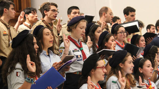 Concierto del Coro Nacional de Scouts de Europa en la Magistral