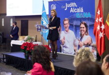 Judith Piquet reivindica su gestión en la cena de Navidad del PP de Alcalá