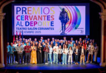 Rocío Arroyo, Raúl Martín y ‘Chicharro’ brillan en los Premios Cervantes al Deporte