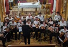 Concierto de Navidad en Las Bernardas de la Agrupación de Pulso y Púa de Santorcaz