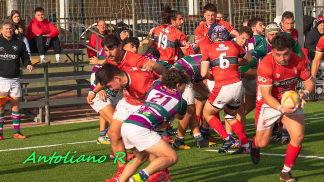 El Rugby Alcalá gana con bonus a Málaga y termina tercero la primera vuelta