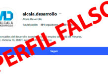 El Ayuntamiento alerta de la detección de un perfil falso en redes sociales que suplanta a Alcalá Desarrollo