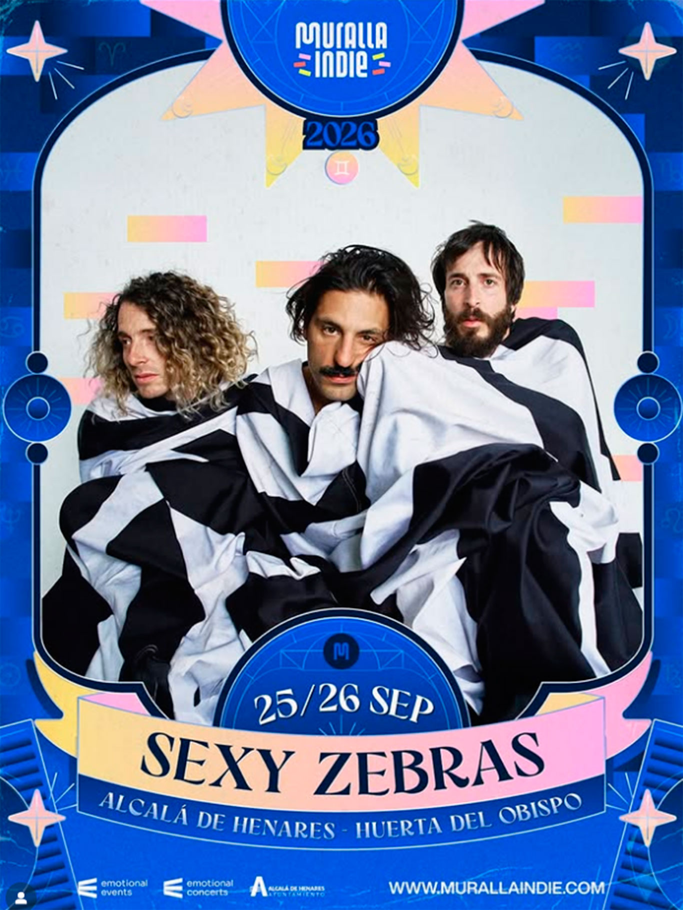 Sexy Zebras Se Suman Al Cartel De La Muralla Indie 2026 De Alcal De 