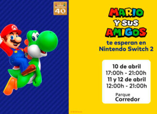 ¡Mario y sus amigos te esperan en Nintendo Switch 2… y en el centro comercial Parque Corredor!