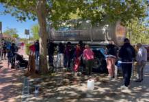 Orlena de Miguel: “Continúan los repartos de agua en toda la ciudad con un dispositivo reforzado y coordinado desde Seguridad”