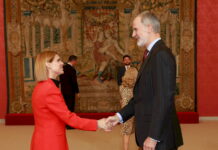 Judith Piquet participa en la recepción de S. M. el Rey al Grupo de Ciudades Patrimonio de la Humanidad