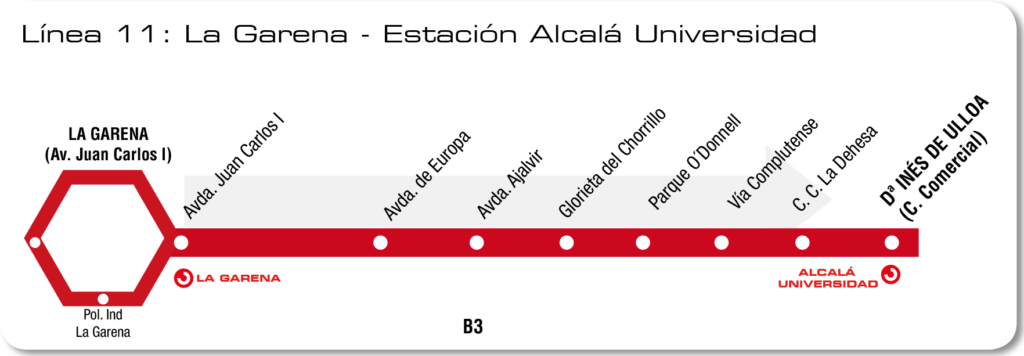 Línea 11 de autobús urbano de Alcalá de Henares