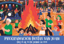 Programa de las Fiestas del Distrito V y quema de la hoguera San Juan 2026 de Alcalá de Henares