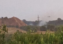 Un rayo provoca un incendio en el Parque de los Cerros y moviliza un amplio operativo de emergencias