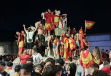 La victoria de España desata la locura en las calles de Alcalá de Henares