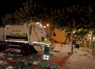 Valoriza desplegó un dispositivo especial de limpieza para la celebración del Mundial conquistado por España