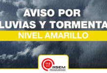 Nivel amarillo por tormentas con posibilidad de viento y granizo en Alcalá de Henares