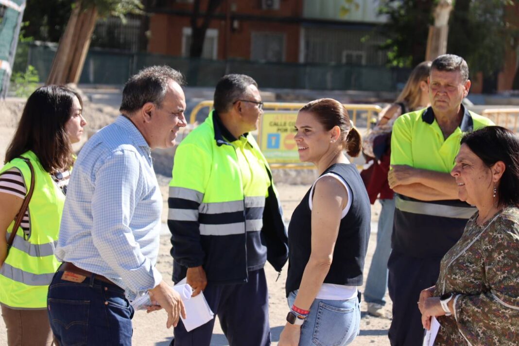 Avanzan las obras de ampliación del aparcamiento de Jiménez de Quesada en Alcalá - imagen 1