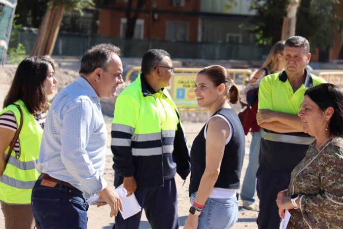 Avanzan las obras de ampliación del aparcamiento de Jiménez de Quesada en Alcalá - imagen 1
