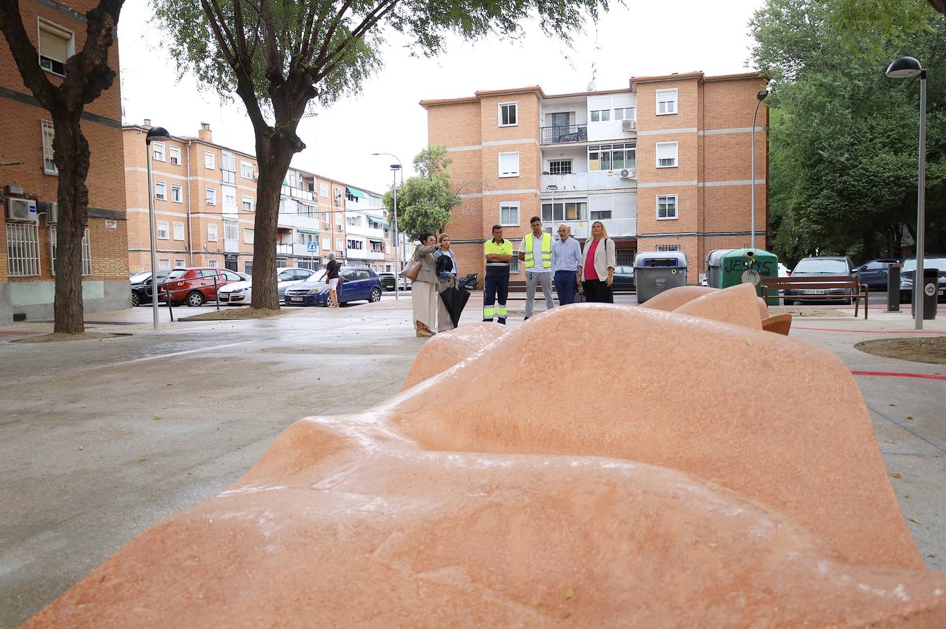 Alcalá finaliza la reforma de la plaza de Nuestra Señora de Belén junto al colegio Santos Niños